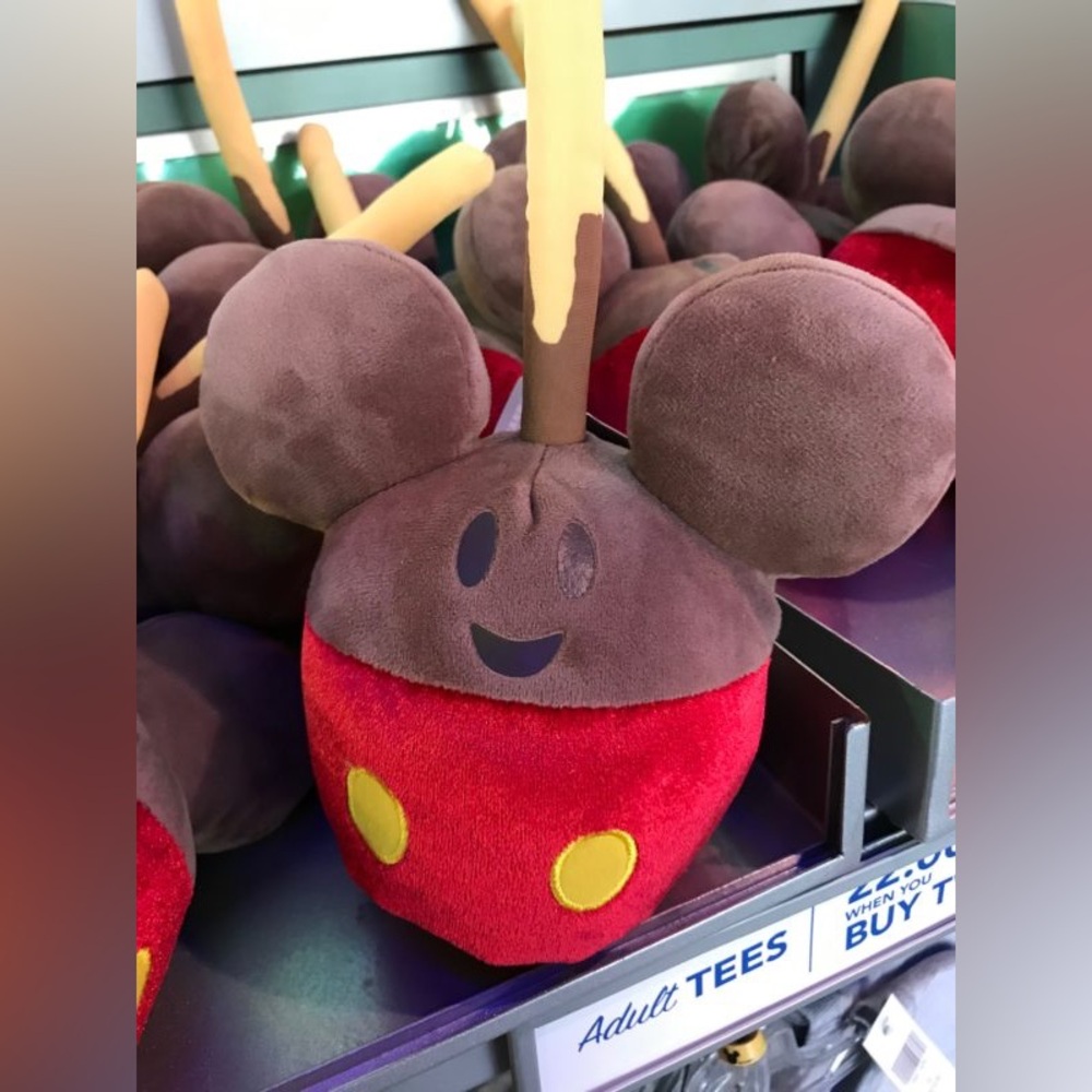 ✨Disney Park Exclusive 2018 11" Mickey Mouse Candy Apples Plush Toy